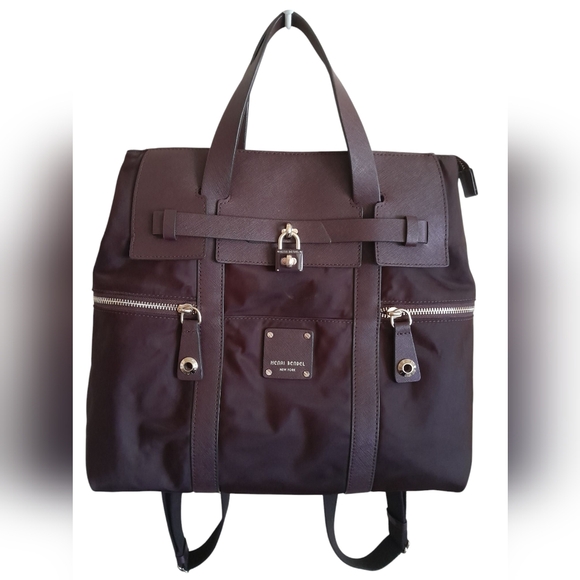 Henri Bendel Jetsetter Convertible Backpack – Burgundy Henri Bendel Jetsetter Mini Convertible Leather Backpack main image 3